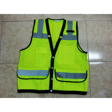 High Visibility Vest Bulletproof Reflective Workwear Safety Vest